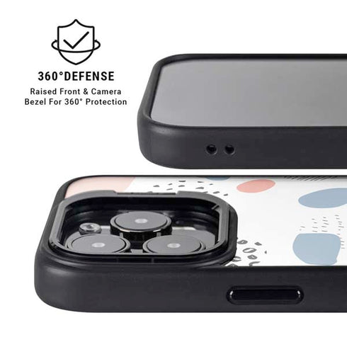 Patterned Dots iPhone 14 Pro Kickstand Case